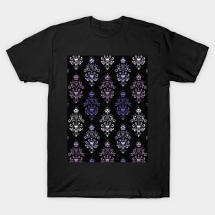 Purple Pastel Haunted Mansion Wallpaper T-Shirt